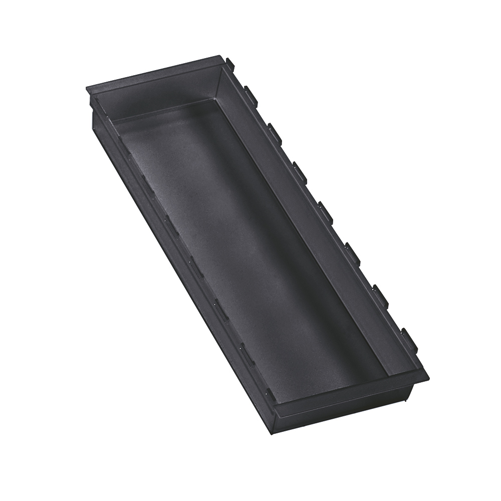 Лоток CUISIO PRO для столовых приборов, 150х473х55 мм, черный