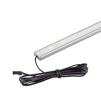 Светодиодный светильник DLIGHT FLAT с сенсорным выключателем, 450 мм, алюминий, свет-тёплый