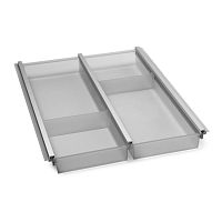 Лоток CUISIO PRO для столовых приборов, ширина фасада 400 мм, 310-335х463х55 мм, серый