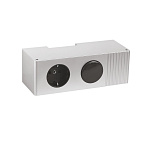 Блок EUROBOX (розетка и выключатель), алюминий FURNIKA (ФУРНИКА)