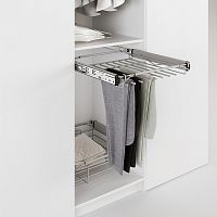 уцененная выдвижная телескопическая брючница justin, ширина 540-700 мм, серый УЦЕНЕННАЯ выдвижная телескопическая брючница JUSTIN, ширина 540-700 мм, серый