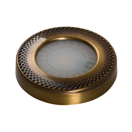 Светодиодный светильник SUN ARTxT, 24 V, накладной, теплый, латунь
