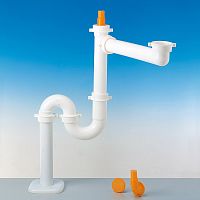 сифон компактный spazio 1/s для мойки, g 1 ½”, вывод в пол ø40 мм, белый Сифон компактный SPAZIO 1/S для мойки, G 1 ½”, вывод в пол Ø40 мм, белый