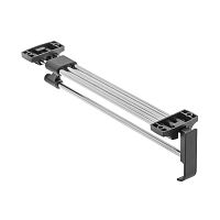 выдвижная штанга foks для одежды, длина 355 мм, хром/черный Выдвижная штанга FOKS для одежды, длина 355 мм, хром/черный