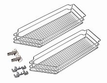 Корзина SAPHIR-2 45°, 2 шт., выдвижной фасад 200 мм, правая, хром