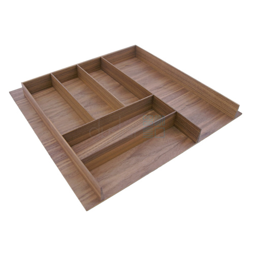 Деревянный лоток WOODLINE для столовых приборов, ширина фасада 600мм, 524x472х49 мм,орех