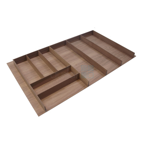 Деревянный лоток WOODLINE для столовых приборов, ширина фасада 900 мм, 777x474х49 мм, орех