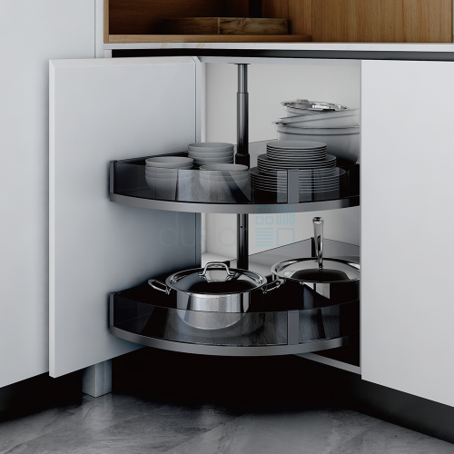 карусель matrix 2/4, распашной фасад от 550 мм, антрацит Карусель MATRIX 2/4, распашной фасад от 550 мм, антрацит