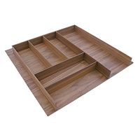 УЦЕНЕННЫЙ деревянный лоток WOODLINE для столовых приборов, ширина фасада 600 мм, 477x474х49 мм, орех
