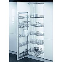 Система TAL GATE PRO SAPHIR, распашной фасад 600 мм, высота 1200-1450 мм, хром