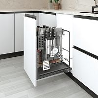 УЦЕНЕННАЯ система COOKING, выдвижной фасад 300 мм, антрацит