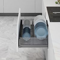 сушка matrix, выдвижной фасад 700 мм, антрацит Сушка MATRIX, выдвижной фасад 700 мм, антрацит