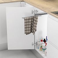 держатель joy для полотенец выдвижной, распашной фасад от 150 мм, хром Держатель JOY для полотенец выдвижной, распашной фасад от 150 мм, хром