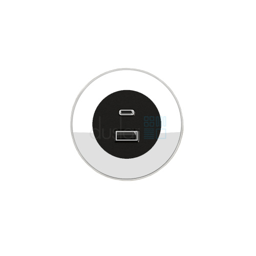 розетка versadot usb, врезная, белый Розетка VERSADOT USB, врезная, белый