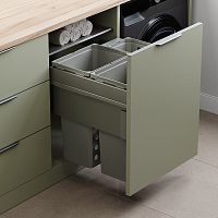 Система хранения белья WASH SPACE XX 91 л, выдвижной фасад 600 мм, антрацит