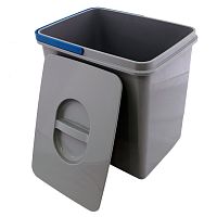 Контейнер для мусора EKO 15 л, серый